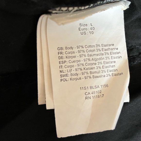 Front Zip Collared Dress with Belt Tie y2k - Picture 6 of 7